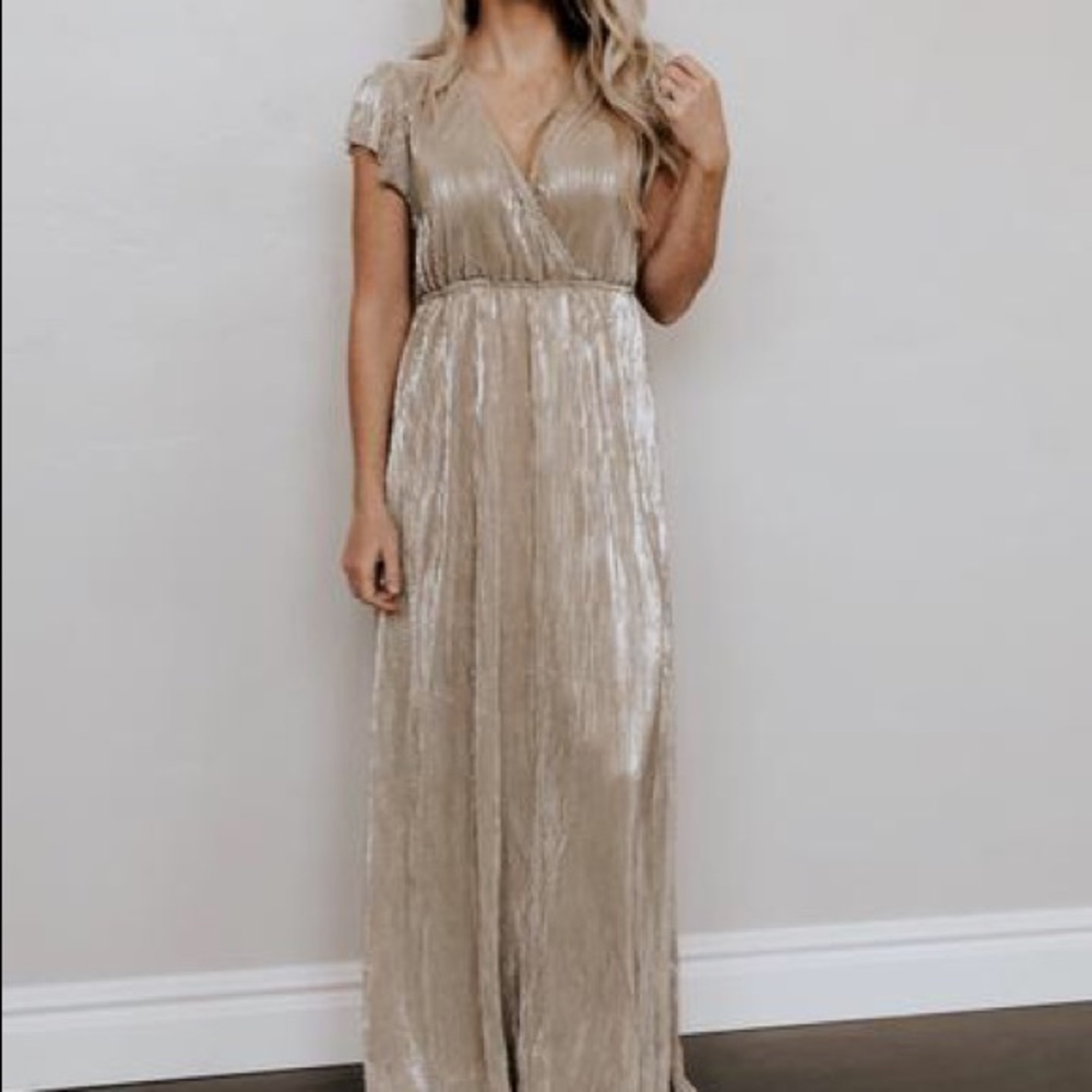 Baltic Born Gold Athena Dress